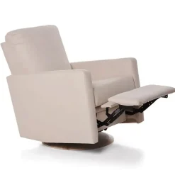 Drew Swivel Glider with Power Recline Wood Base (Grade D)
