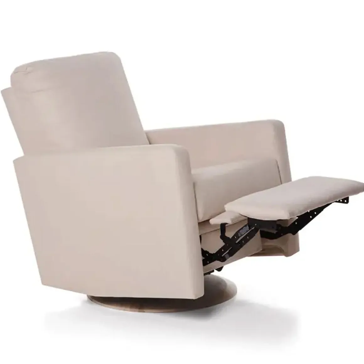 Drew Swivel Glider with Power Recline Wood Base (Grade D)