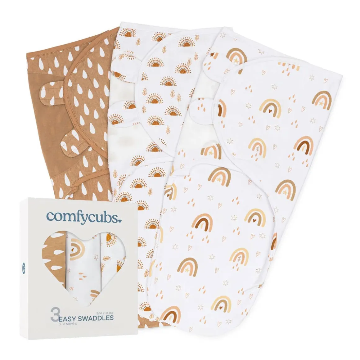 Easy Swaddles (3 Pack)