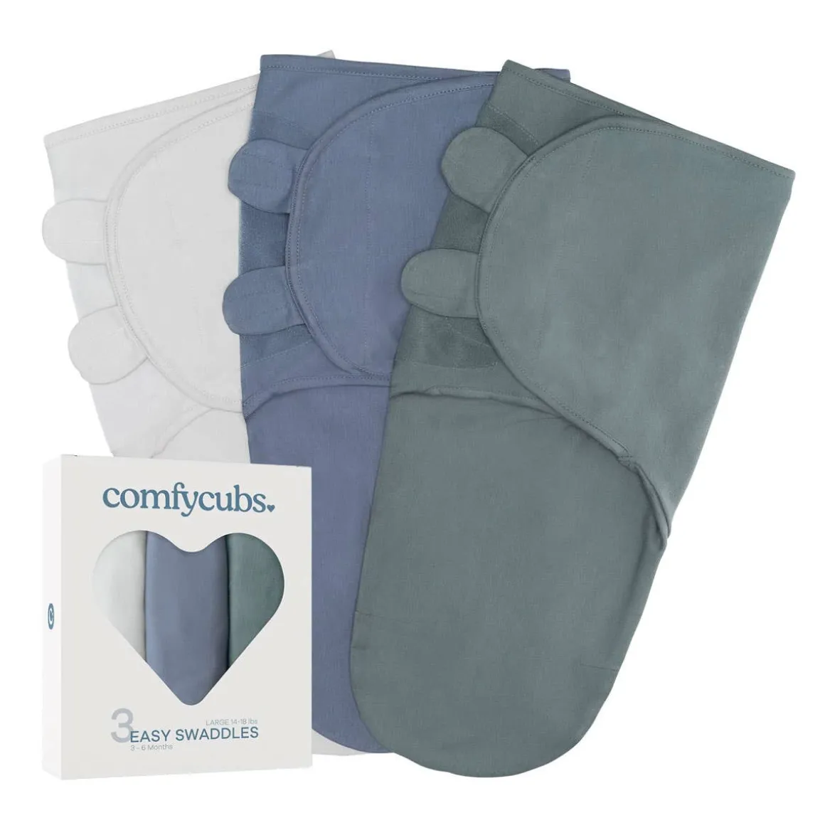 Easy Swaddles (3 Pack)