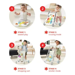 Explore & More Grow Along 4-in-1 Activity Walker