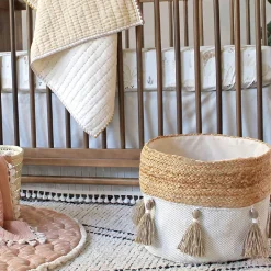 Ezra Cotton + Jute Storage Bin