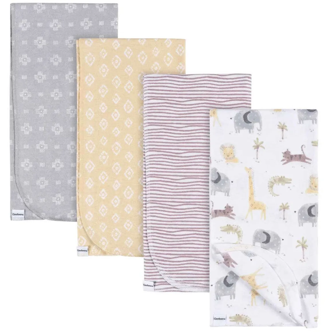 Flannel Receiving Blanket (4 Pack)