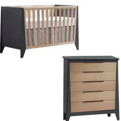 Flexx Classic Crib + Flexx 5 Drawer Dresser