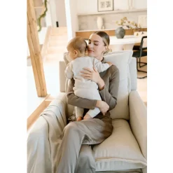 Flynn Swivel Glider with Power Recline Wood Base (Grade C)