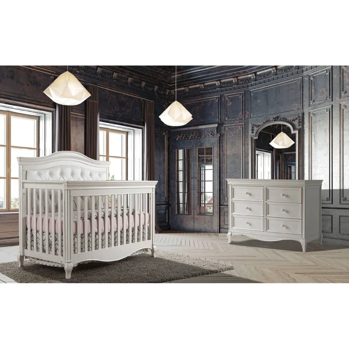 Forever Crib with Vinyl Panel