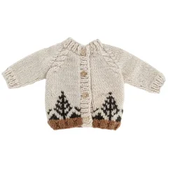 Garter Stitch Forest Cardigan