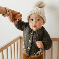 Garter Stitch Forest Cardigan