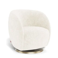 Gem Swivel Glider - Faux Sheepskin