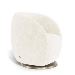 Gem Swivel Glider - Faux Sheepskin