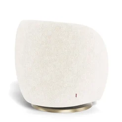 Gem Swivel Glider - Faux Sheepskin