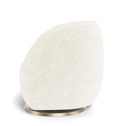 Gem Swivel Glider - Faux Sheepskin