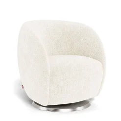 Gem Swivel Glider - Faux Sheepskin