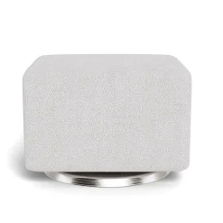 Gliding Ottoman - Fabric with Swivel Base