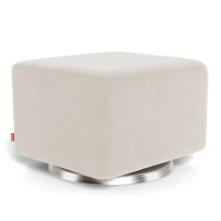 Gliding Ottoman - Fabric with Swivel Base