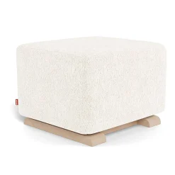 Gliding Ottoman - Faux Sheepskin