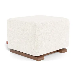 Gliding Ottoman - Faux Sheepskin