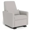 Grano Glider Motorized Recliner - Enviroleather with Espresso Base