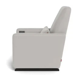 Grano Glider Motorized Recliner - Enviroleather with Espresso Base