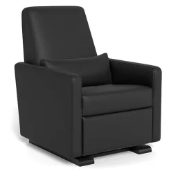 Grano Glider Motorized Recliner - Enviroleather with Espresso Base