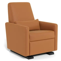 Grano Glider Motorized Recliner - Enviroleather with Espresso Base