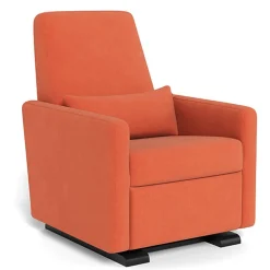 Grano Glider Motorized Recliner - European Fabric w/ Espresso