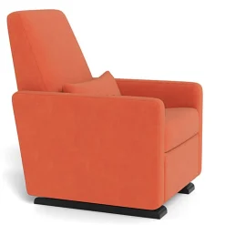 Grano Glider Motorized Recliner - European Fabric w/ Espresso