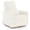 Grano Glider Motorized Swivel Recliner - Faux Sheepskin