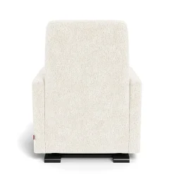 Grano Glider Recliner - Faux Sheepskin with Espresso Base