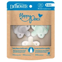 HappyPaci Silicone Pacifier (3 Pack)