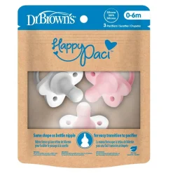 HappyPaci Silicone Pacifier (3 Pack)