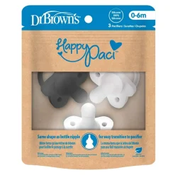 HappyPaci Silicone Pacifier (3 Pack)