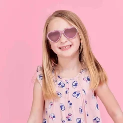 Heart Sunglasses (Limited Edition) - Pink Glitter