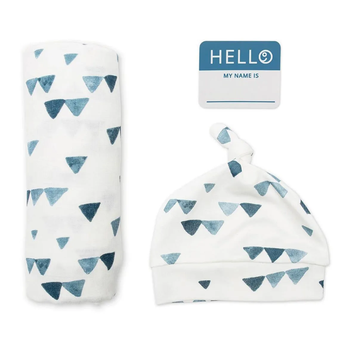 Hello World Blanket & Knotted Hat