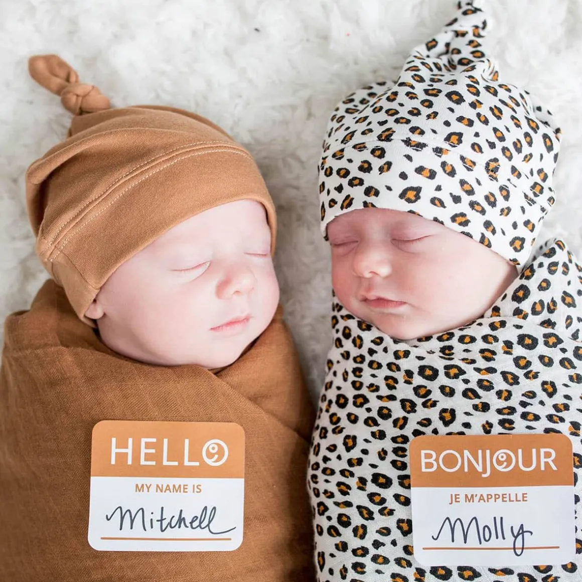 Hello World Blanket & Knotted Hat