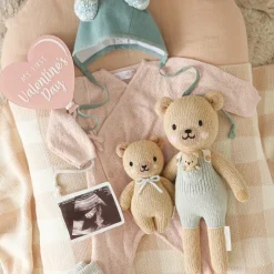 Honey Bear Big Knit Doll