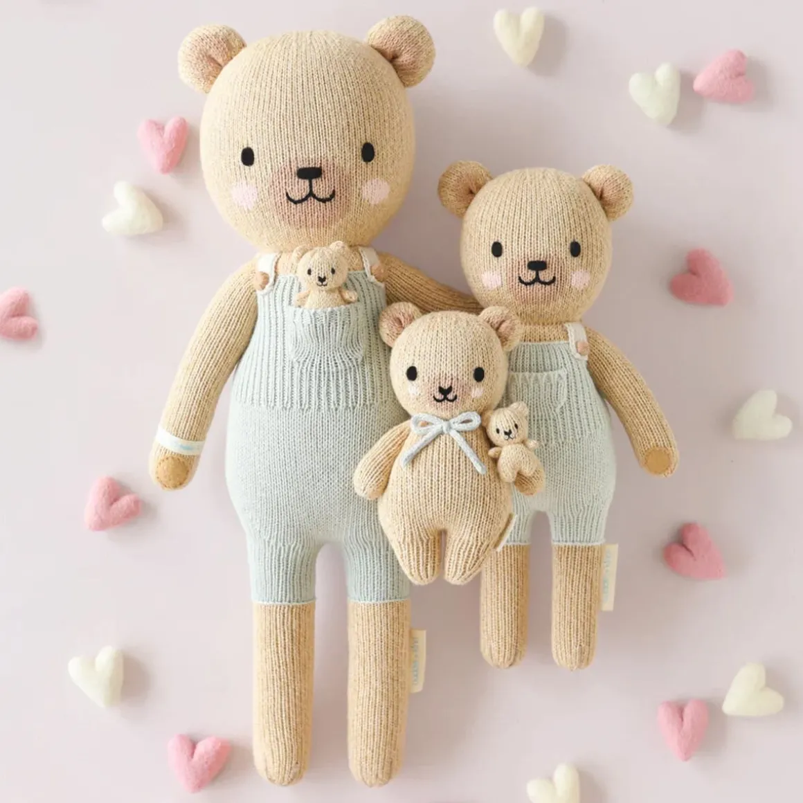 Honey Bear Mini Knit Doll
