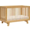 Hudson 3-in-1 Convertible Crib - Honey