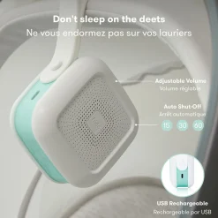 2-in-1 Portable Sound Machine & Night Light