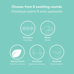 2-in-1 Portable Sound Machine & Night Light