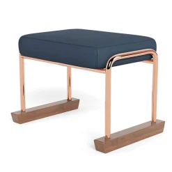 Jackson/Jackie Ottoman - Enviroleahter Fabric