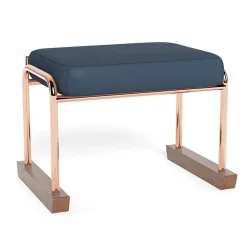 Jackson/Jackie Ottoman - Enviroleahter Fabric