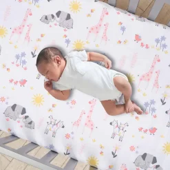 Jazzy Jungle Crib Sheet