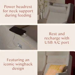 Kiwi Plus Power Glider Recliner with Power Headrest (Eco-Performance)