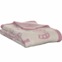 Knitted Fuzzy Blanket (My First Alphabet)