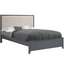 Kyoto Double Bed with Upholstered Panel