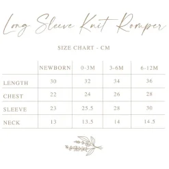 Lamb Long Sleeve Knit Romper