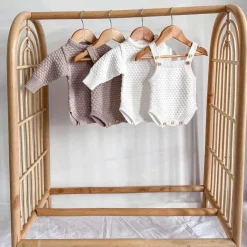 Lamb Long Sleeve Knit Romper