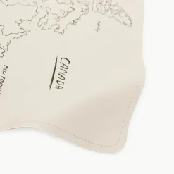 Leather Change Pad (Micro) - Canada Map