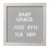 Letterboard Set (Rustic Grey)